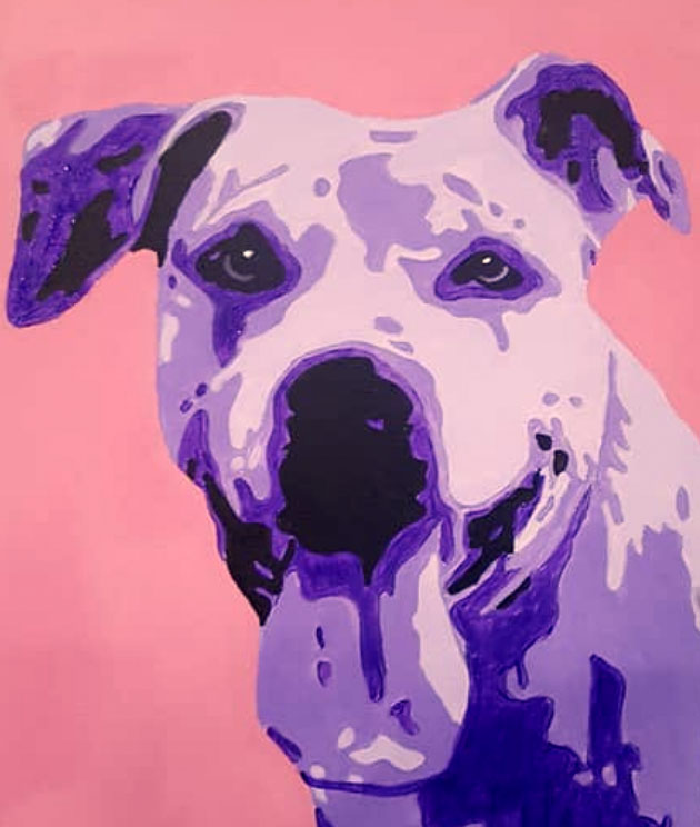 Paint your pet pop art in Willoughby – Artists Uncork'd